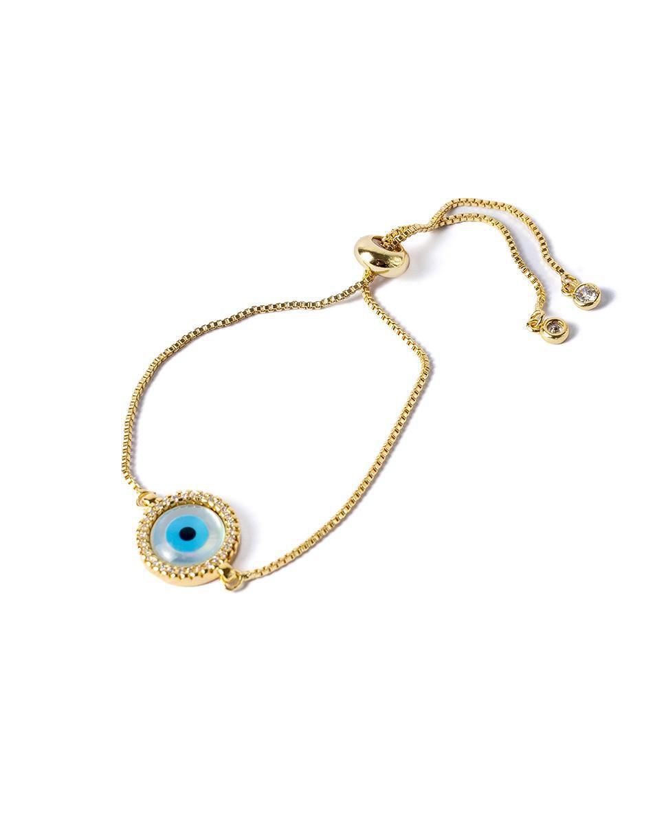 Pulsera 18 K con acabado chapa de oro