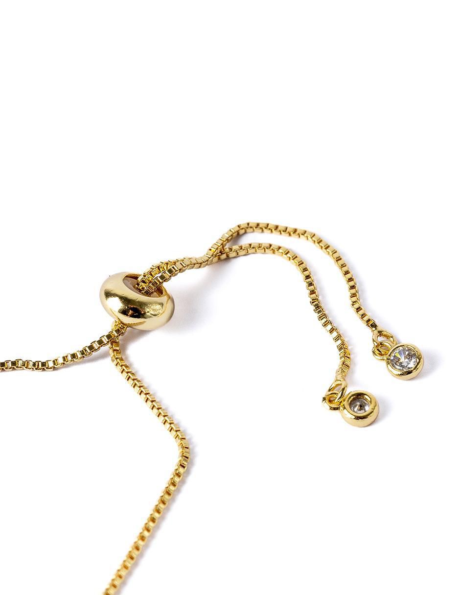 Pulsera 18 K con acabado chapa de oro 3