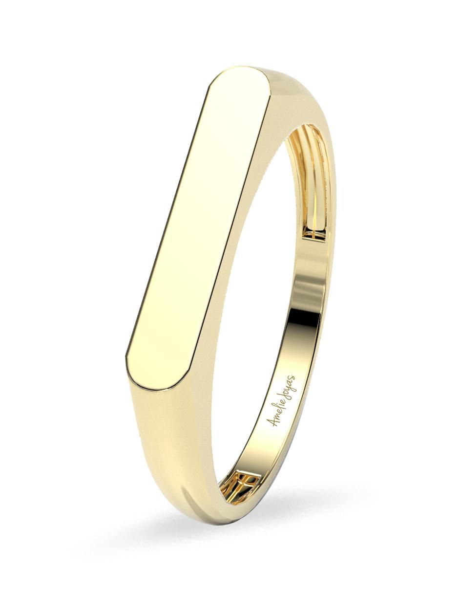 Anillo "de (si aplica)" redondo amelie joyas sin colección sin temática 14 k "de" oro sin gema