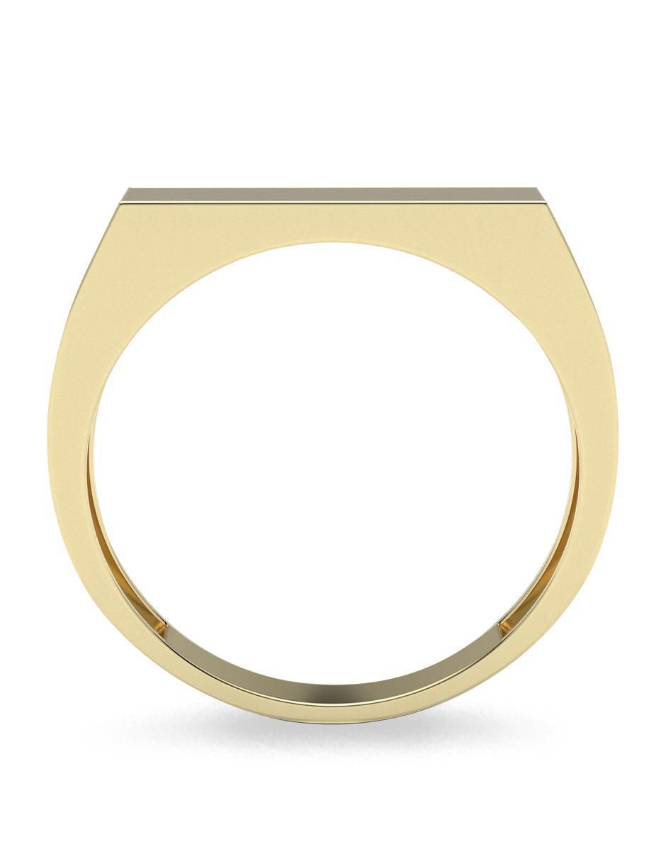 Anillo 14 k de oro brillante 2