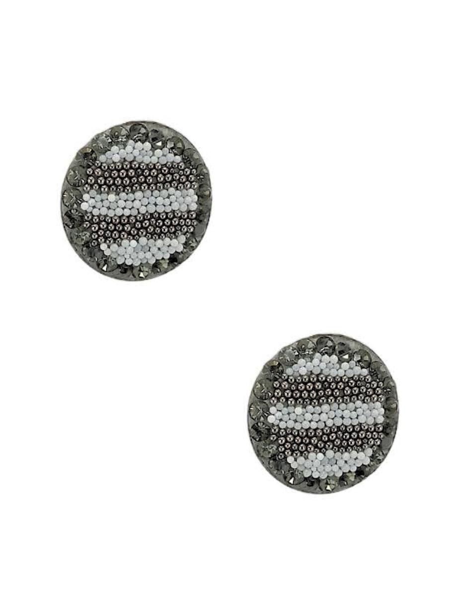 Aretes y collar de estrella de plata P925 cristal 3