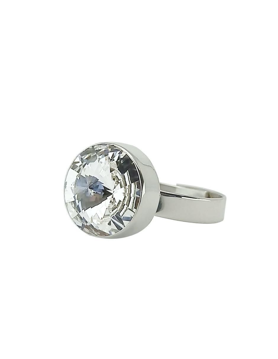Anillo Rivoli P 925 de plata cristal brillante 3