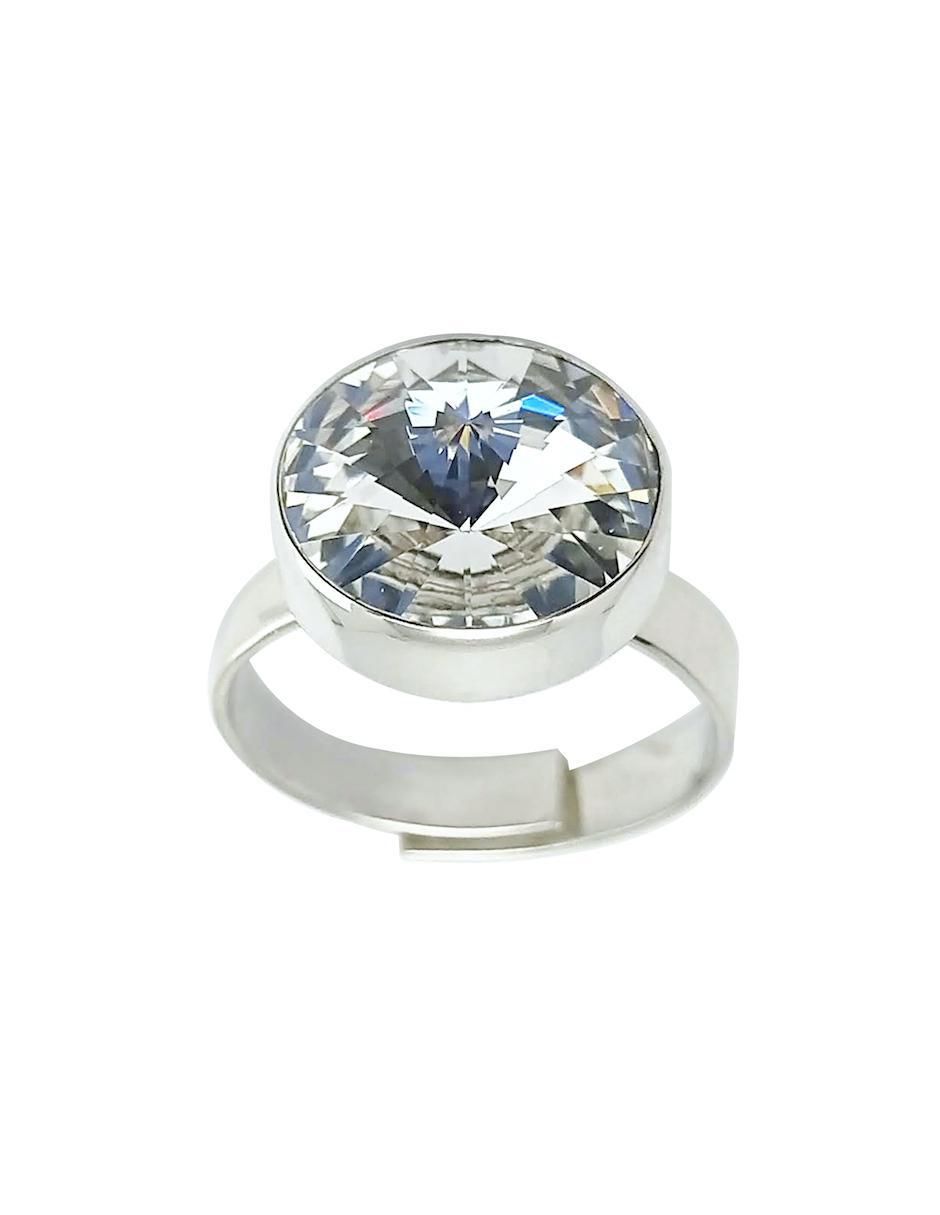 Anillo Rivoli P 925 de plata cristal brillante 4