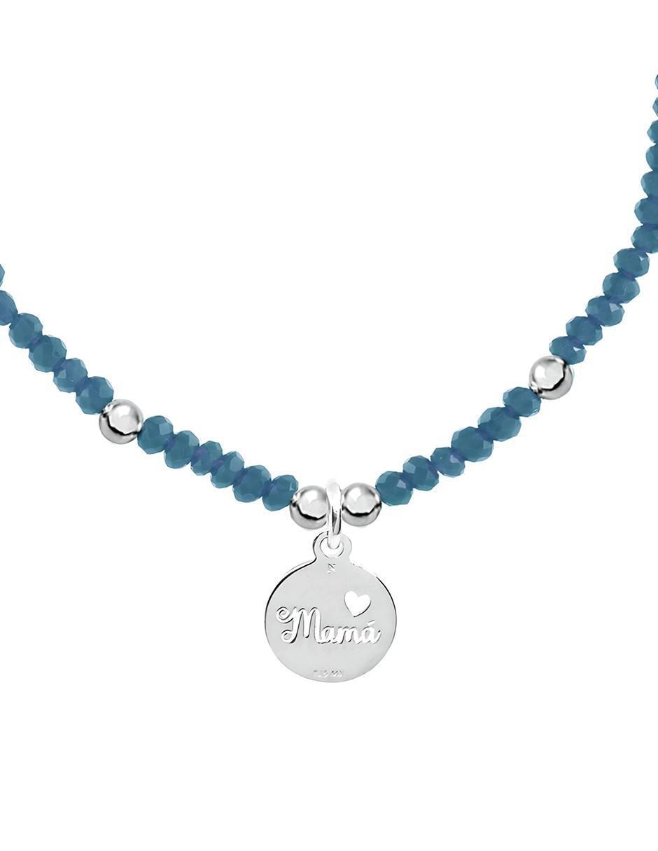 Pulsera de plata P 925 Especial Mamá con acabado pulido 2
