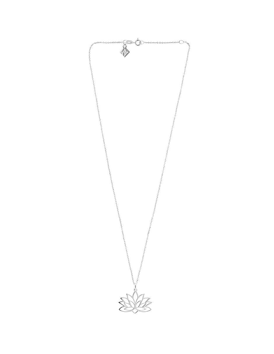 Colgante Y Dije de flor de loto de plata P 925 2