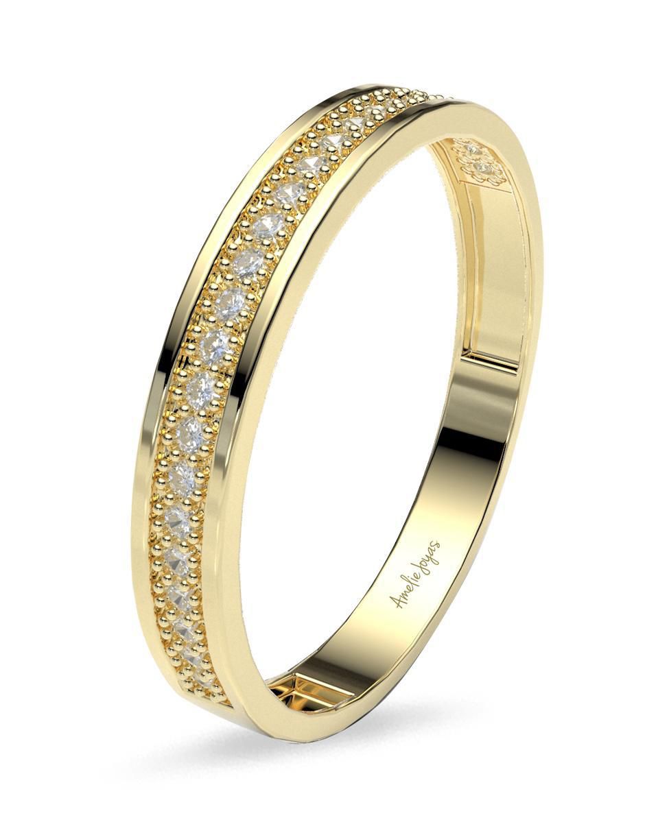 Churumbela "de (si aplica)" redondo amelie joyas sin colección sin temática 14 k "de" oro zirconia