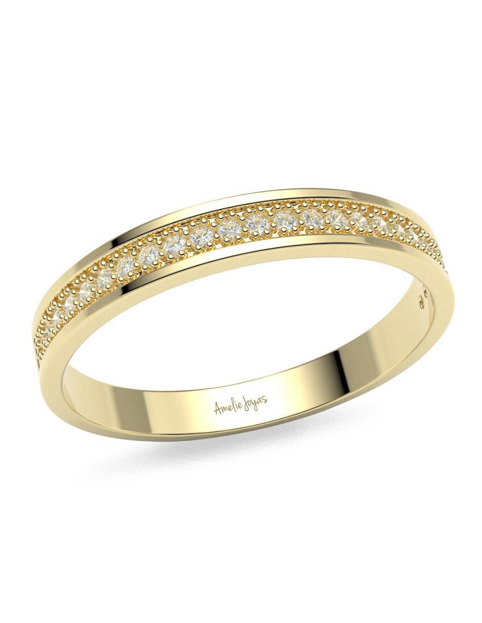 Churumbela "de (si aplica)" redondo amelie joyas sin colección sin temática 14 k "de" oro zirconia