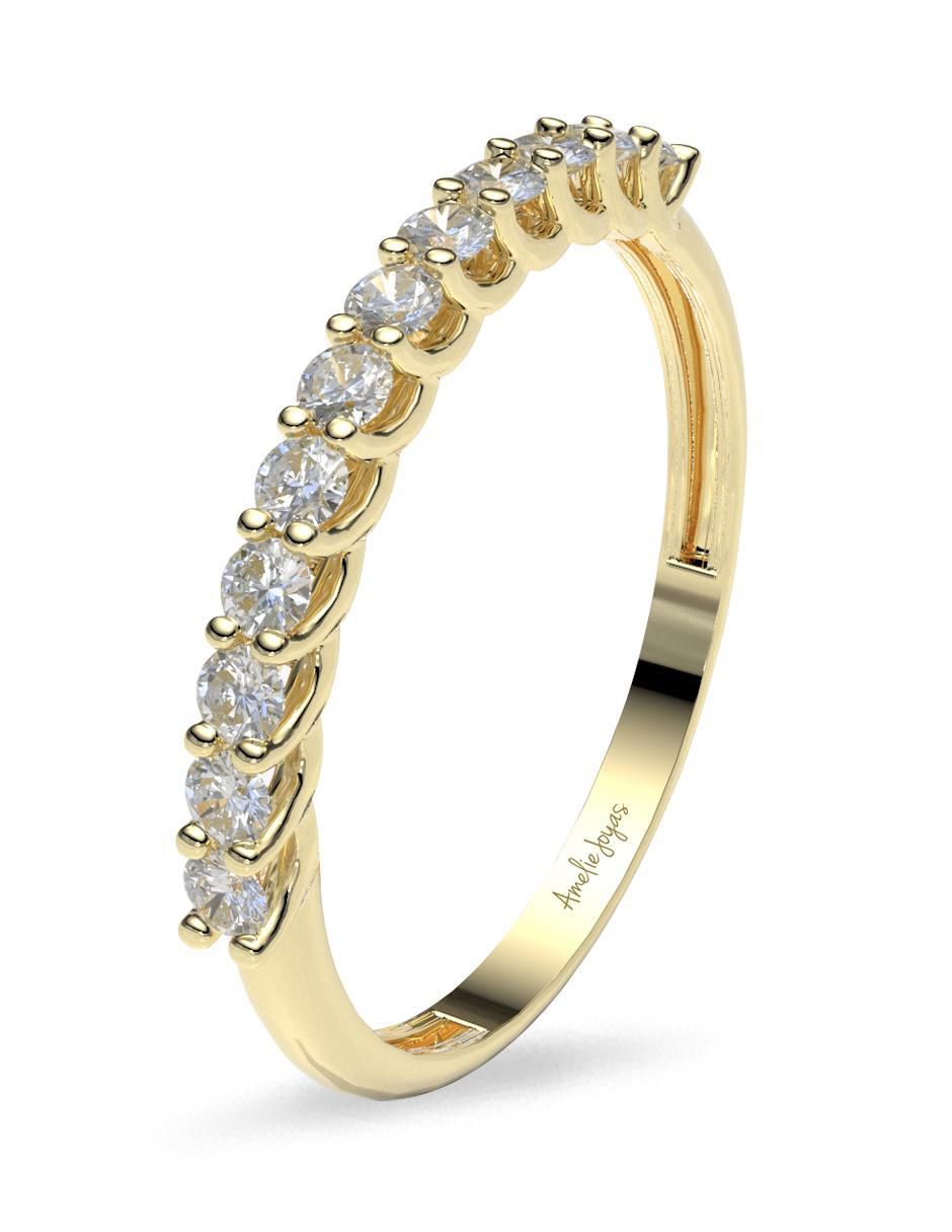Churumbela "de (si aplica)" redondo amelie joyas sin colección sin licencia 14 k "de" oro zirconia