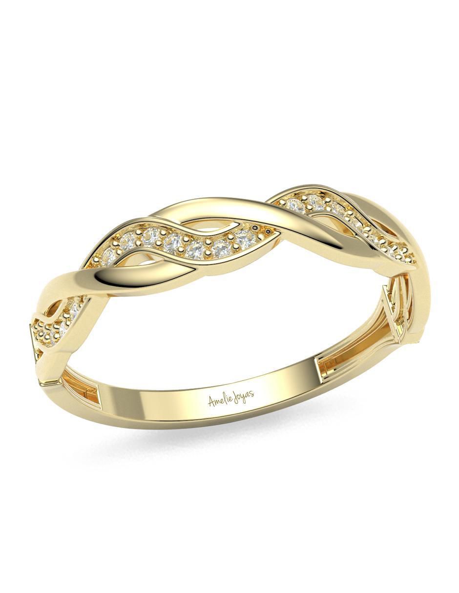 Churumbela "de (si aplica)" redondo amelie joyas sin colección  sin licencia 14 k "de" oro zirconia