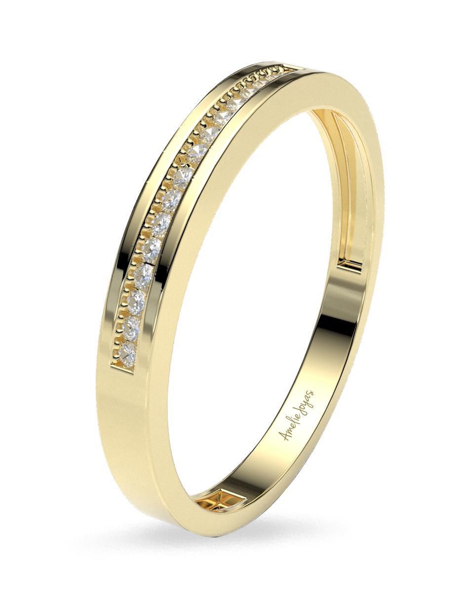 Churumbela "de (si aplica)" redondo amelie joyas sin colección sin temática 14 k "de" oro zirconia