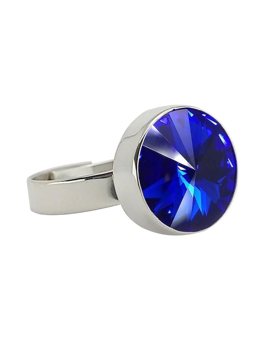 Anillo Rivoli P 925 de plata cristal brillante