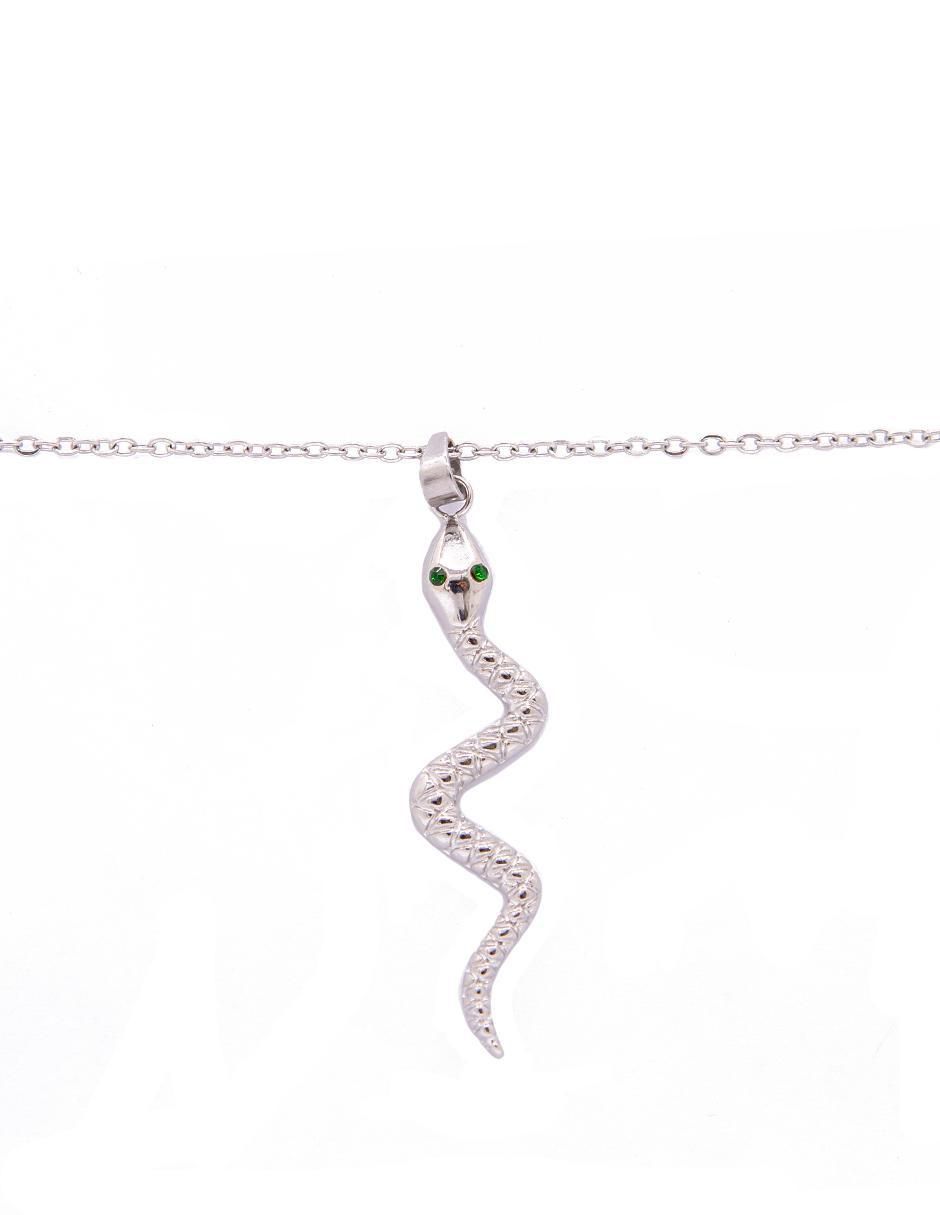 Collar con dije de serpiente 2
