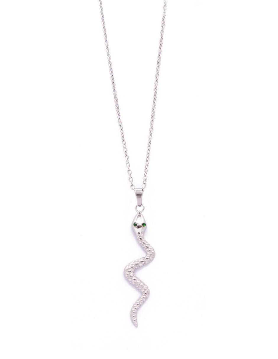 Collar con dije de serpiente 3