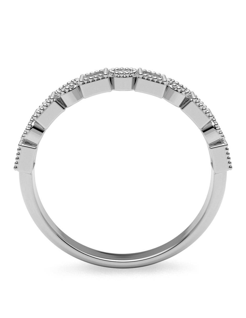 Anillo 14 k de oro zirconia brillante 2
