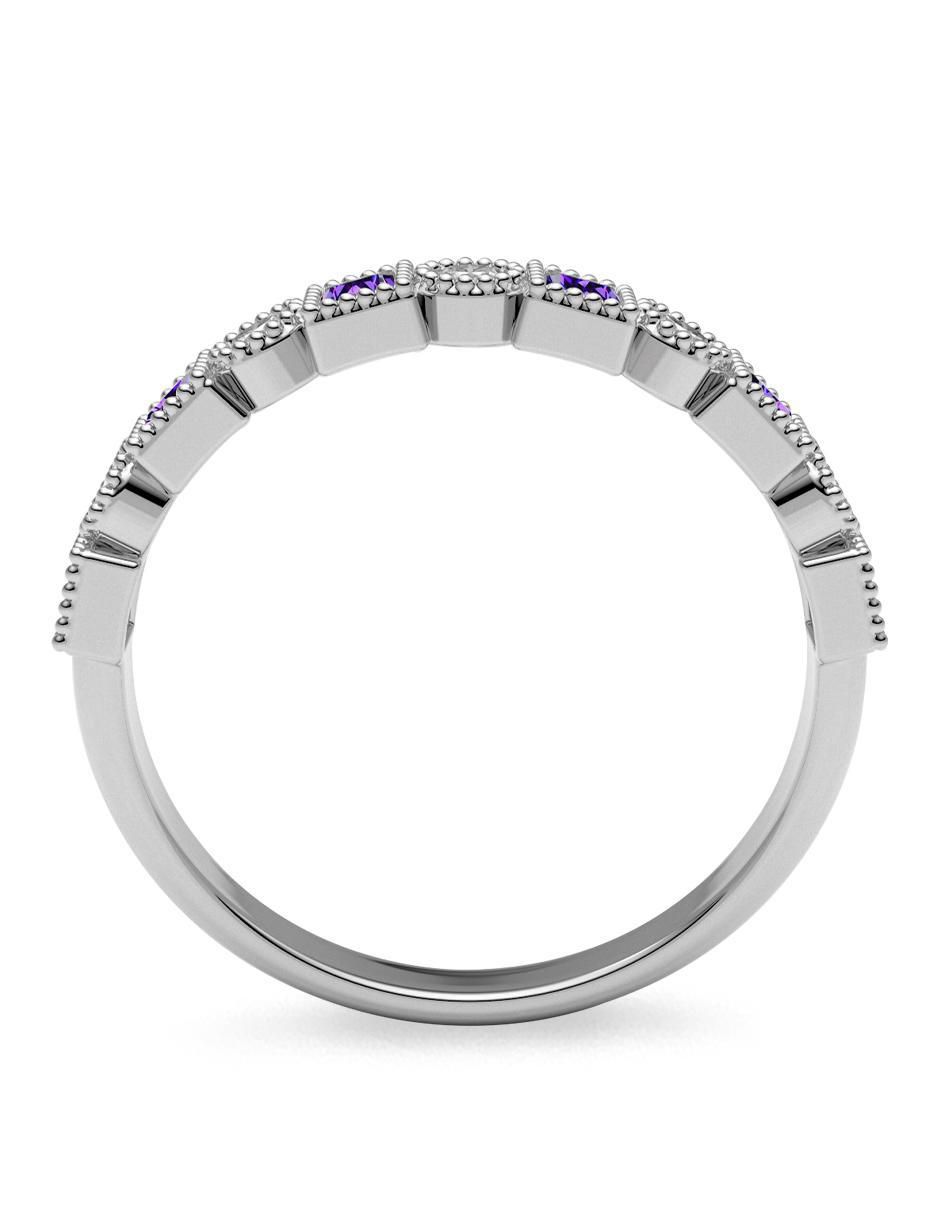 Anillo 14 k de oro zirconia brillante 3