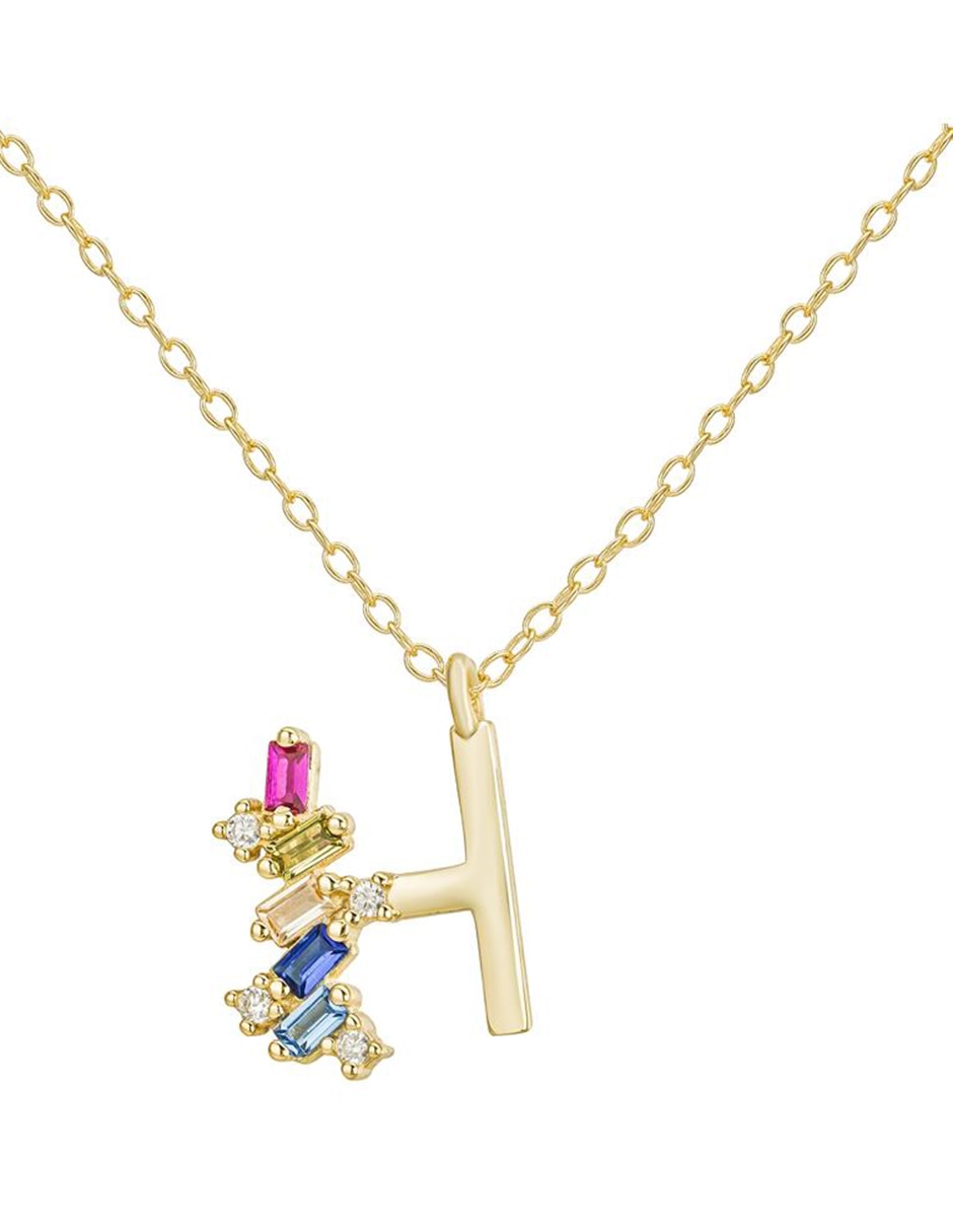 Collar de letras de plata P 925