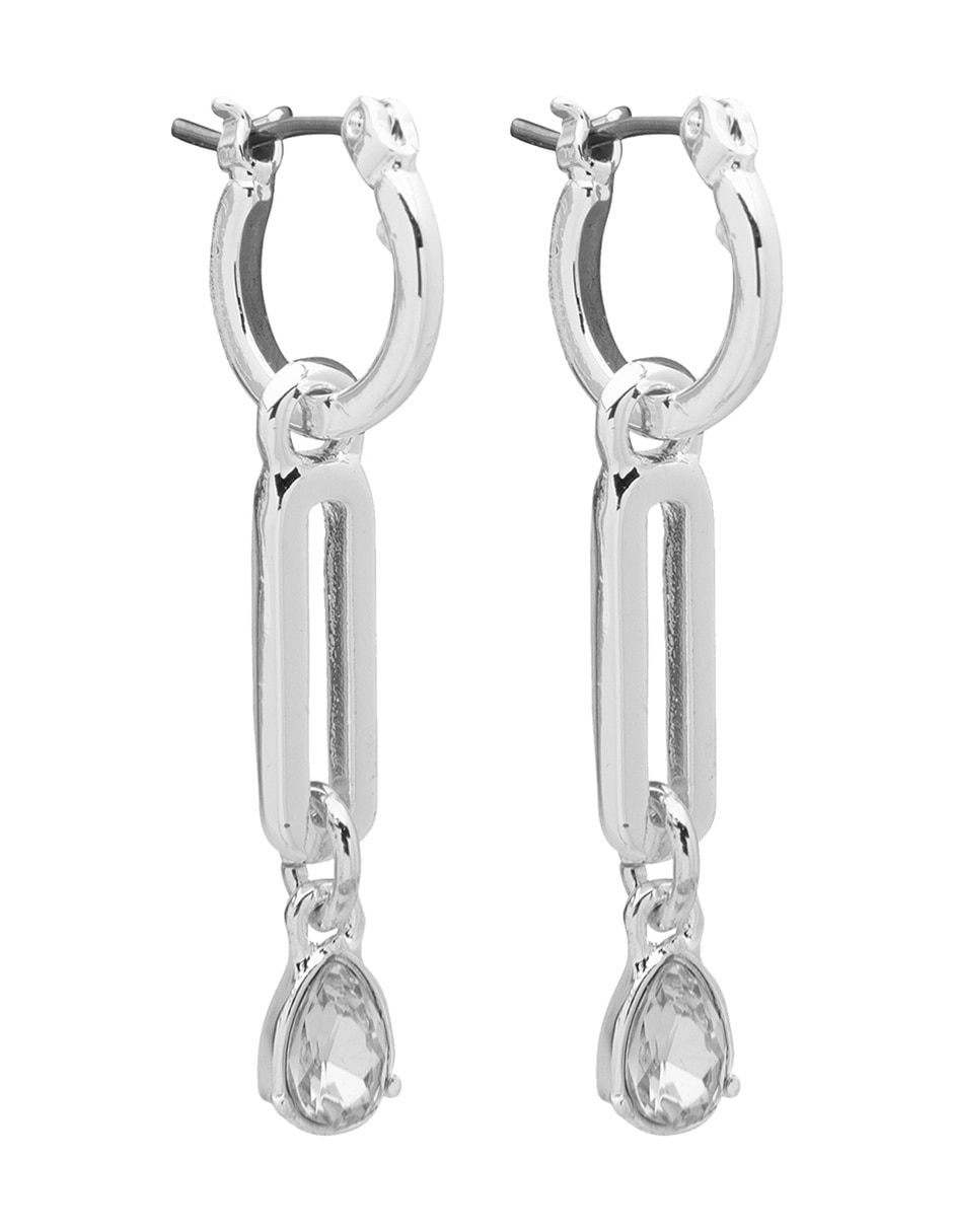 Aretes Crystal Gems con acabado brillante cristal 2