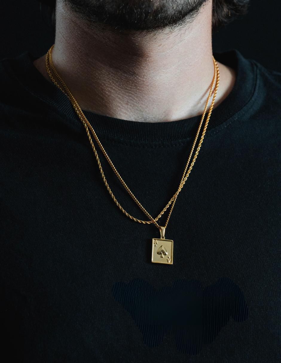 Collar de baño de oro 18 K 2