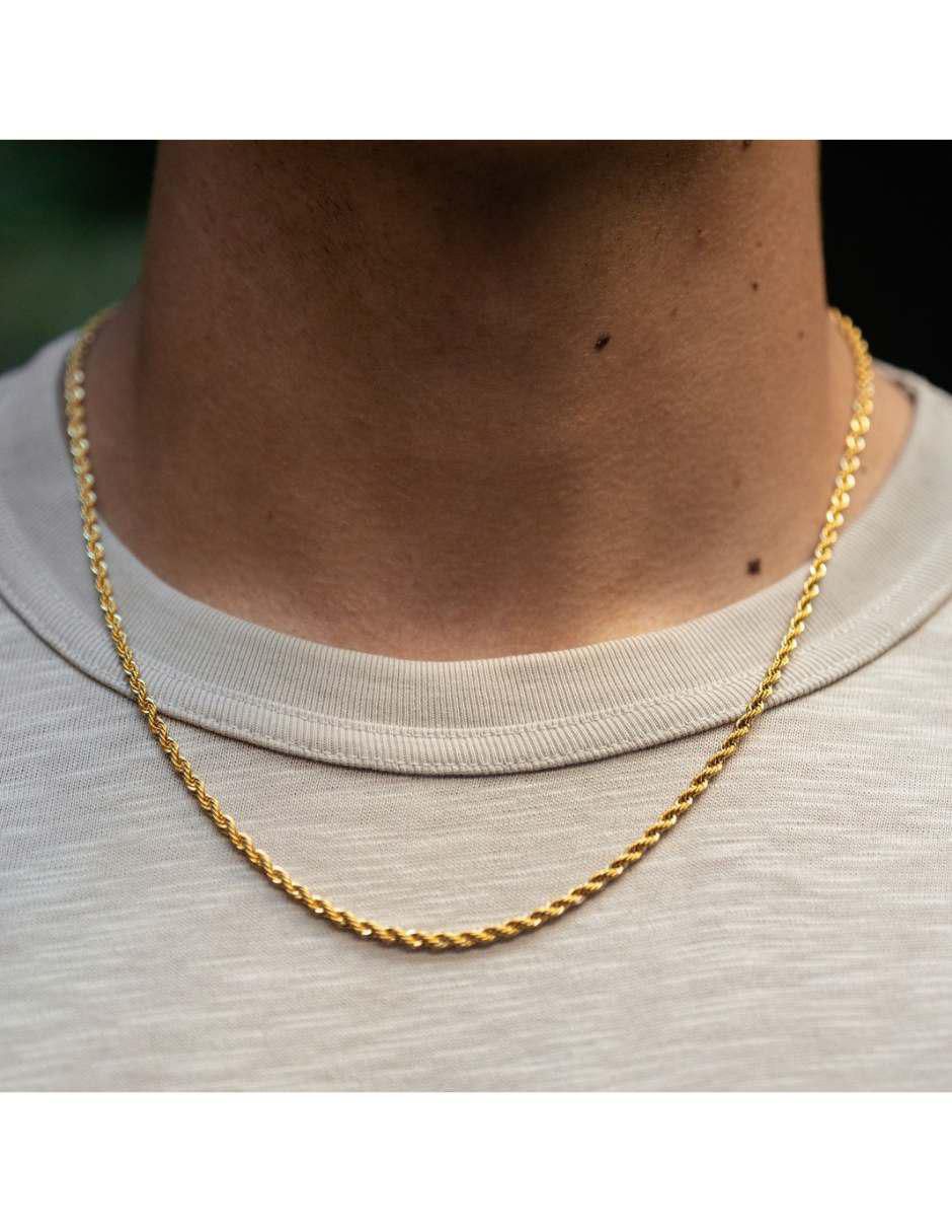 Cadena de baño de oro 18 K 5