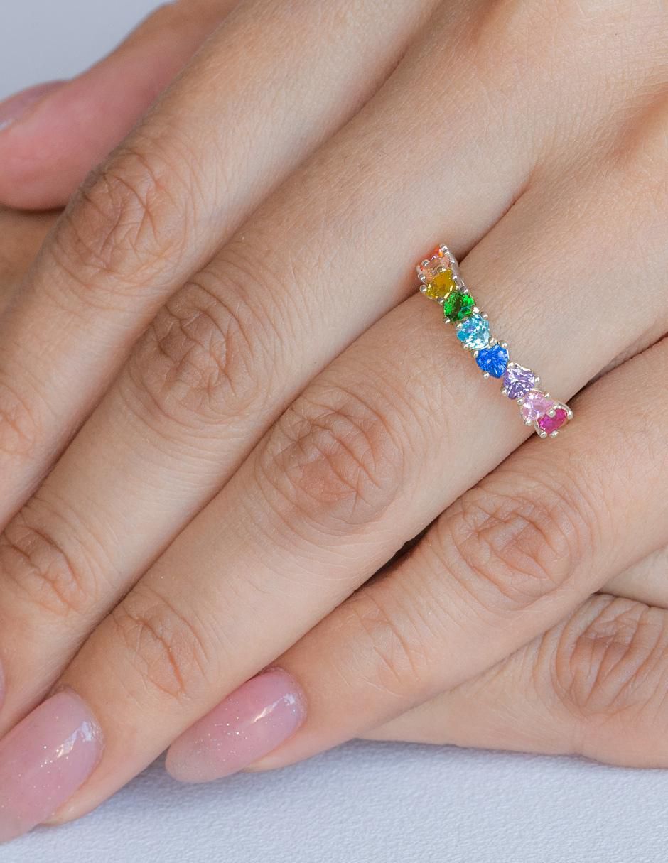 Churumbela 14 k de oro zirconia brillante 4