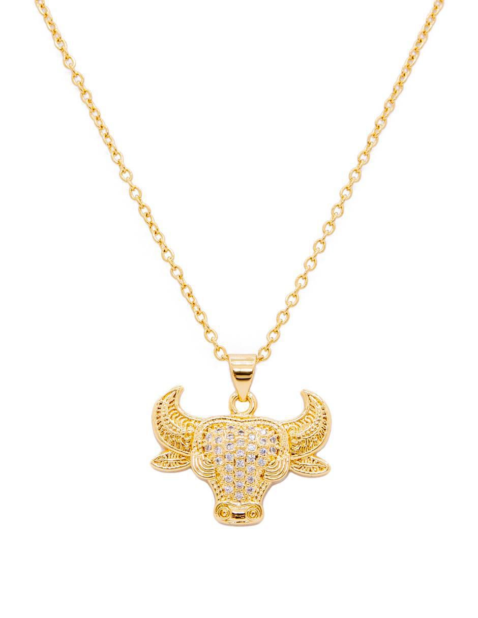 Collar con dije de toro 2
