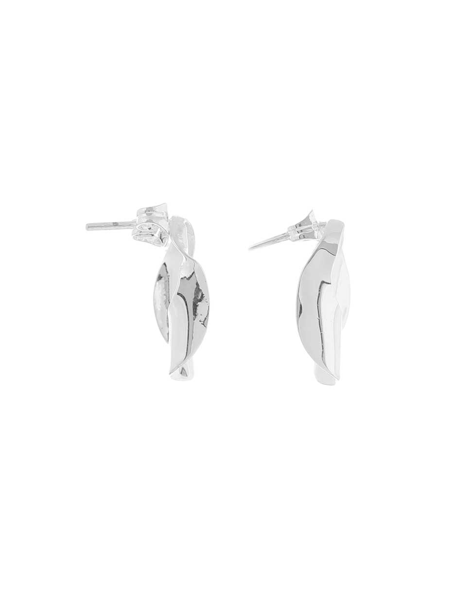 Aretes y collar Liso Oval de plata P 925 5