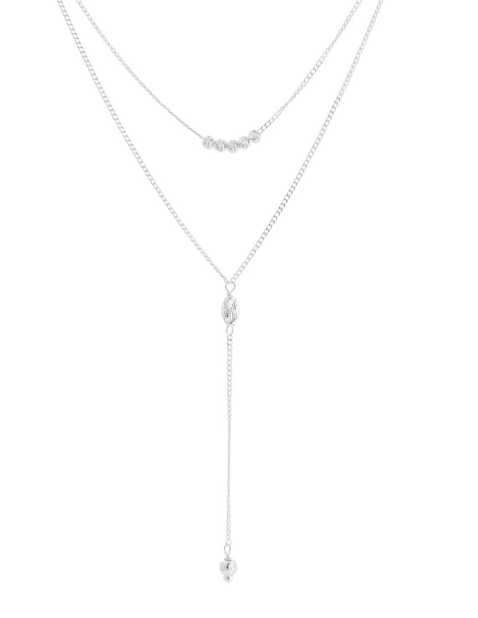 Collar Casquillas de plata P 925