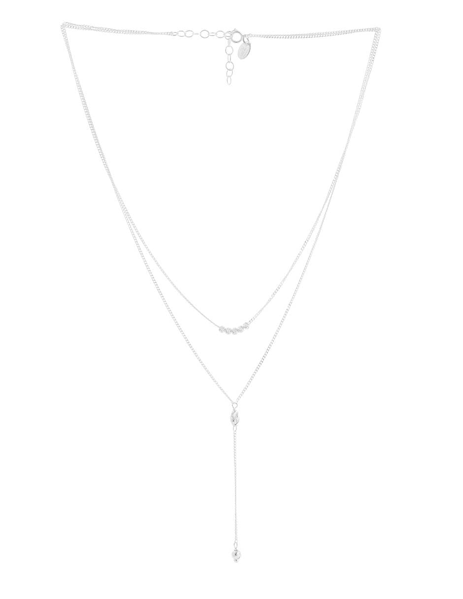 Collar Casquillas de plata P 925 2