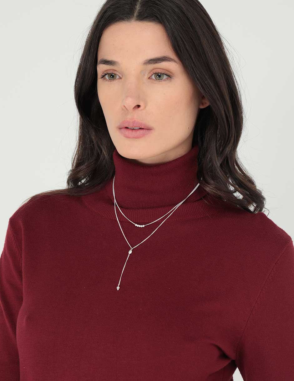 Collar Casquillas de plata P 925 3