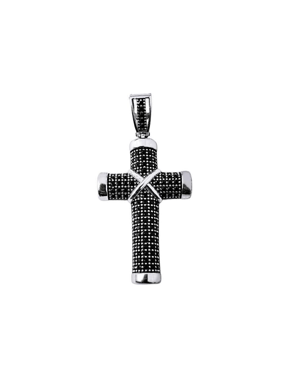 Dije de cruz de plata P 925