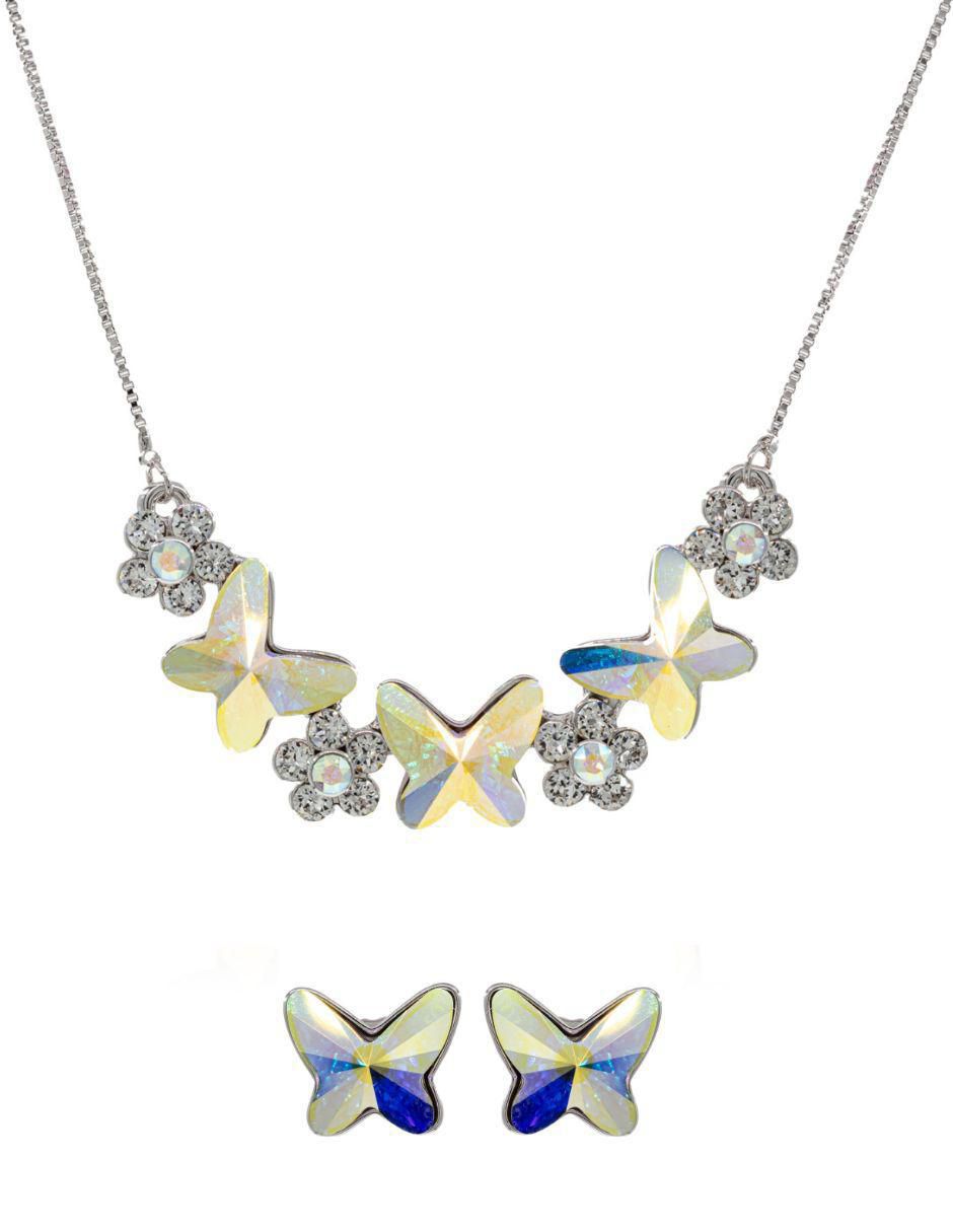 Set de collar y aretes cristal austriaco Set de collar y aretes cristal austriaco