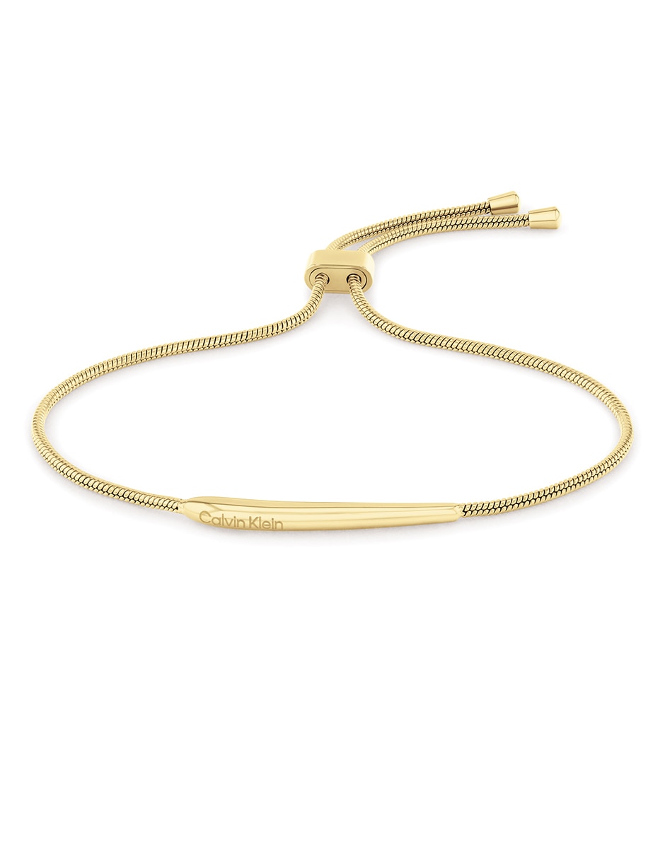 Pulsera Elongated Drops con acabado brillante