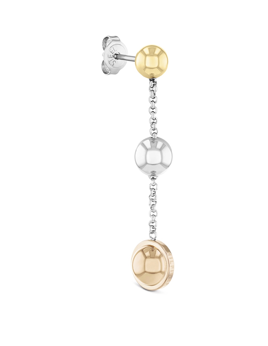 Aretes redondos Fall Winter con acabado brillante 3