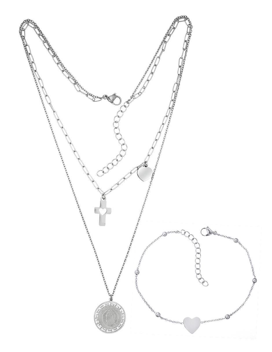 Collar y pulsera cristal