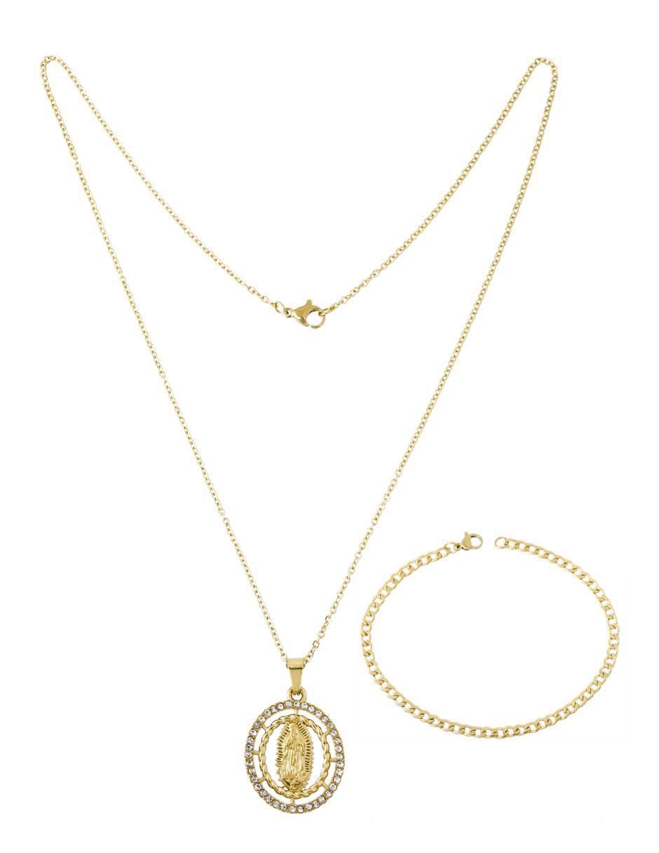 Collar y pulsera cristal