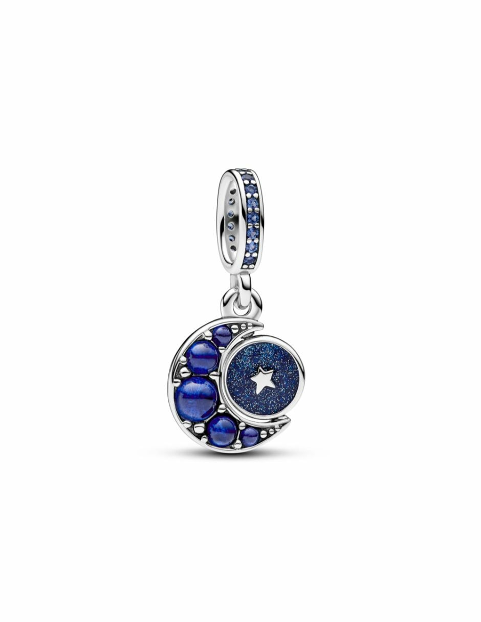 Charm de luna moments de plata P 925