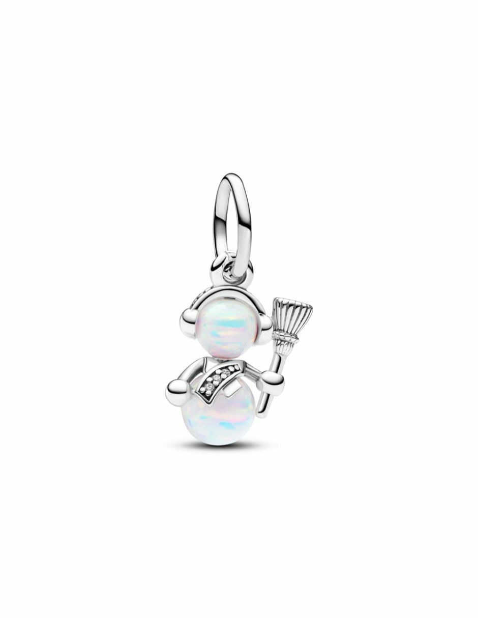 Charm de muñeco de nieve moments de plata P 925
