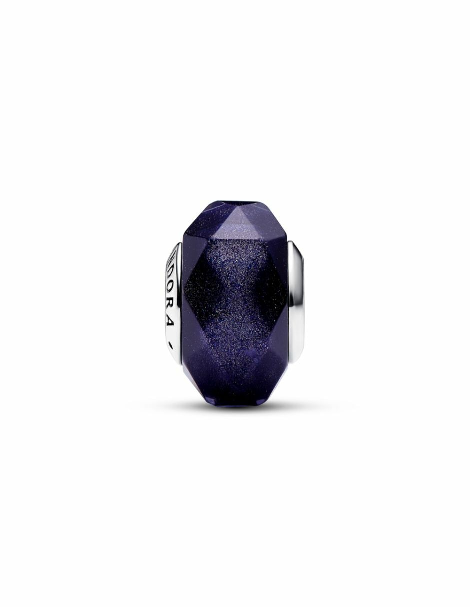 Charm de bordes angulares moments de plata P 925 2