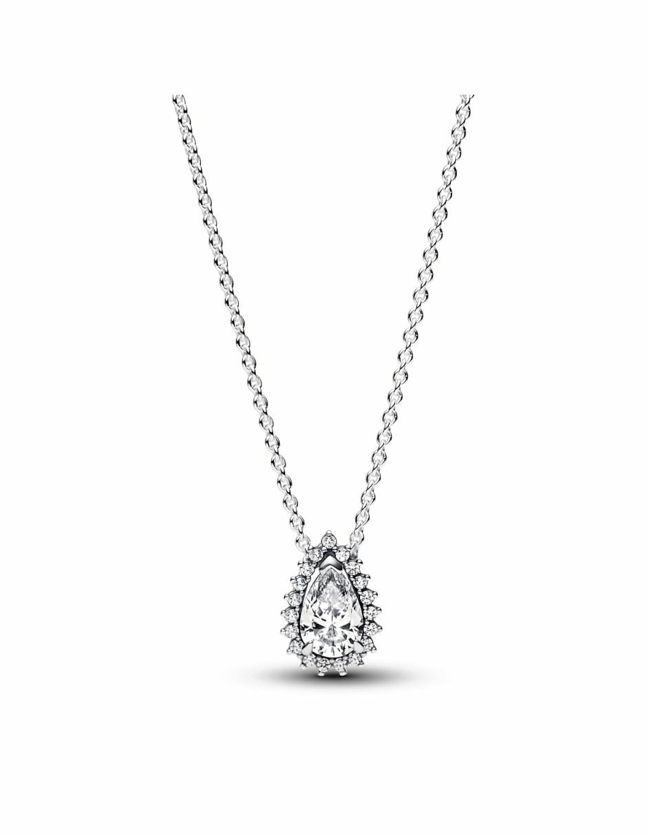 Collar de gota de plata P 925