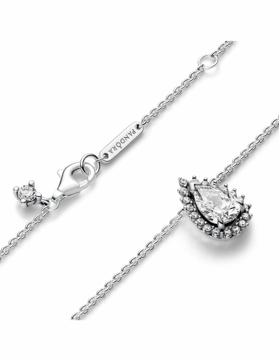 Collar de gota de plata P 925 3