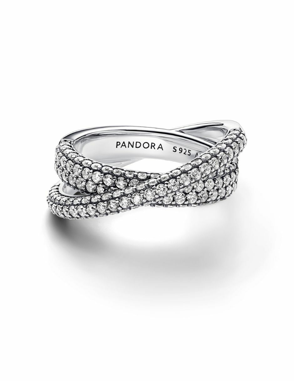 Anillo Timeless P 925 de plata zirconia cúbica brillante 1