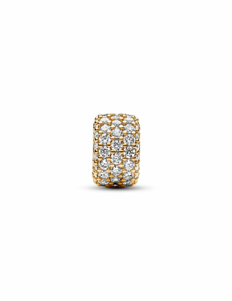 Charm redondo Moments de oro amarillo P 925 2