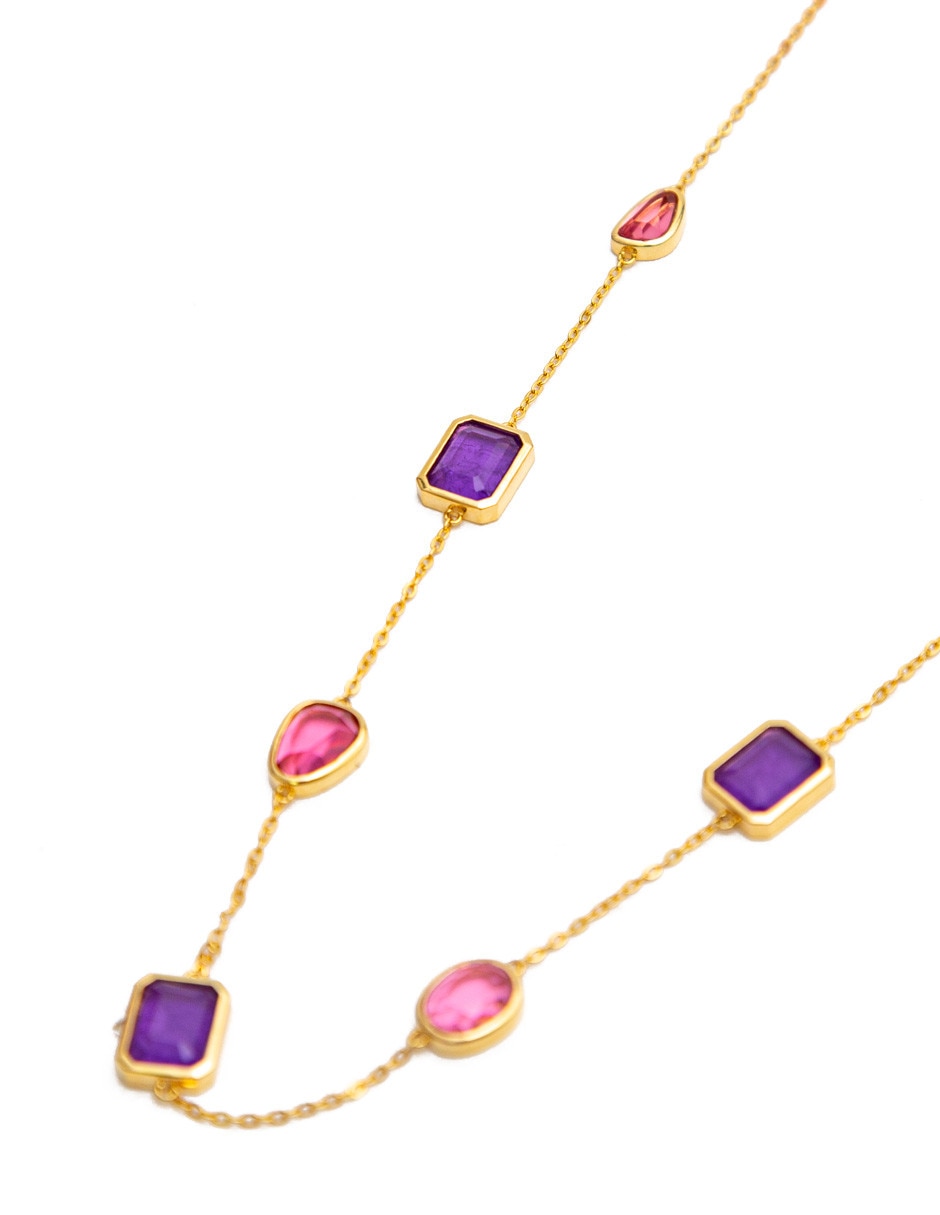 Collar Luxury de plata 22 k 2