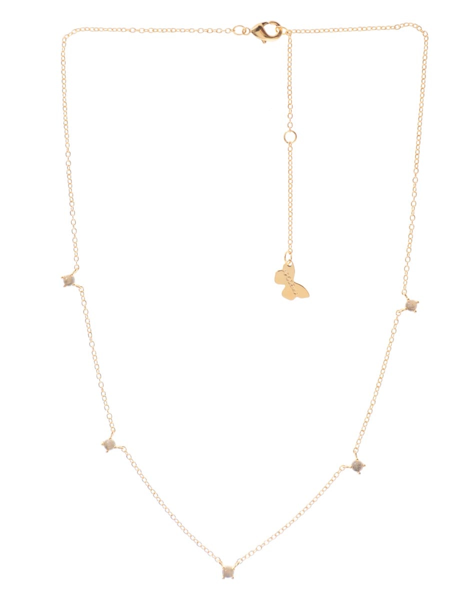 Collar Jellyfish baño de oro 18 K 2