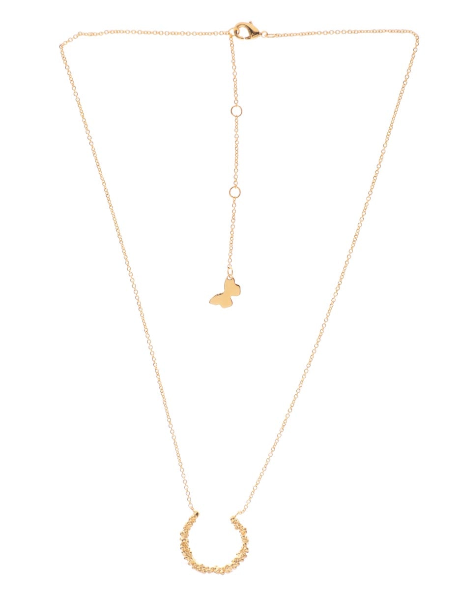 Collar Sand Dust baño de oro 18 K 2