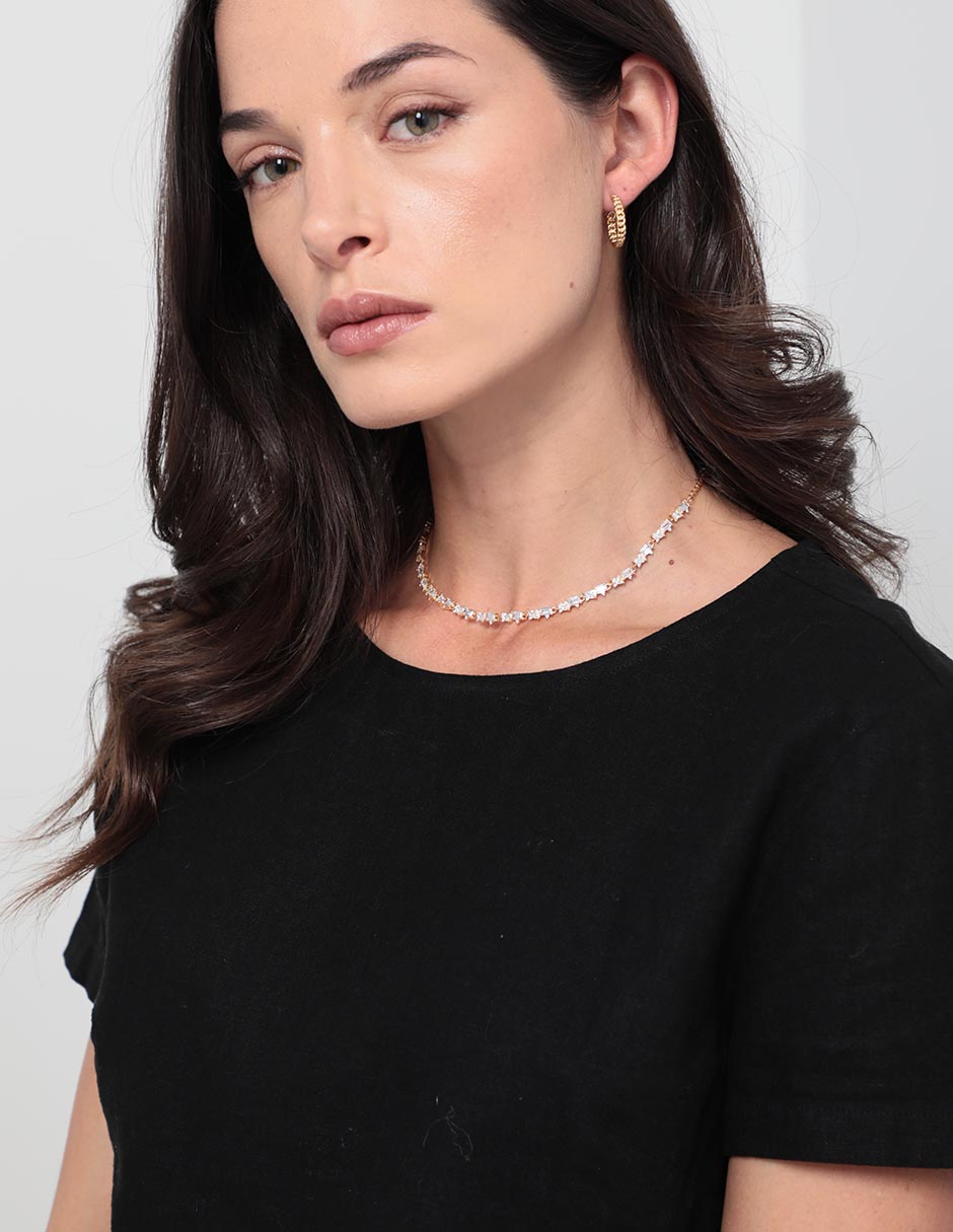 Collar Tura Mali baño de oro 18 K 3