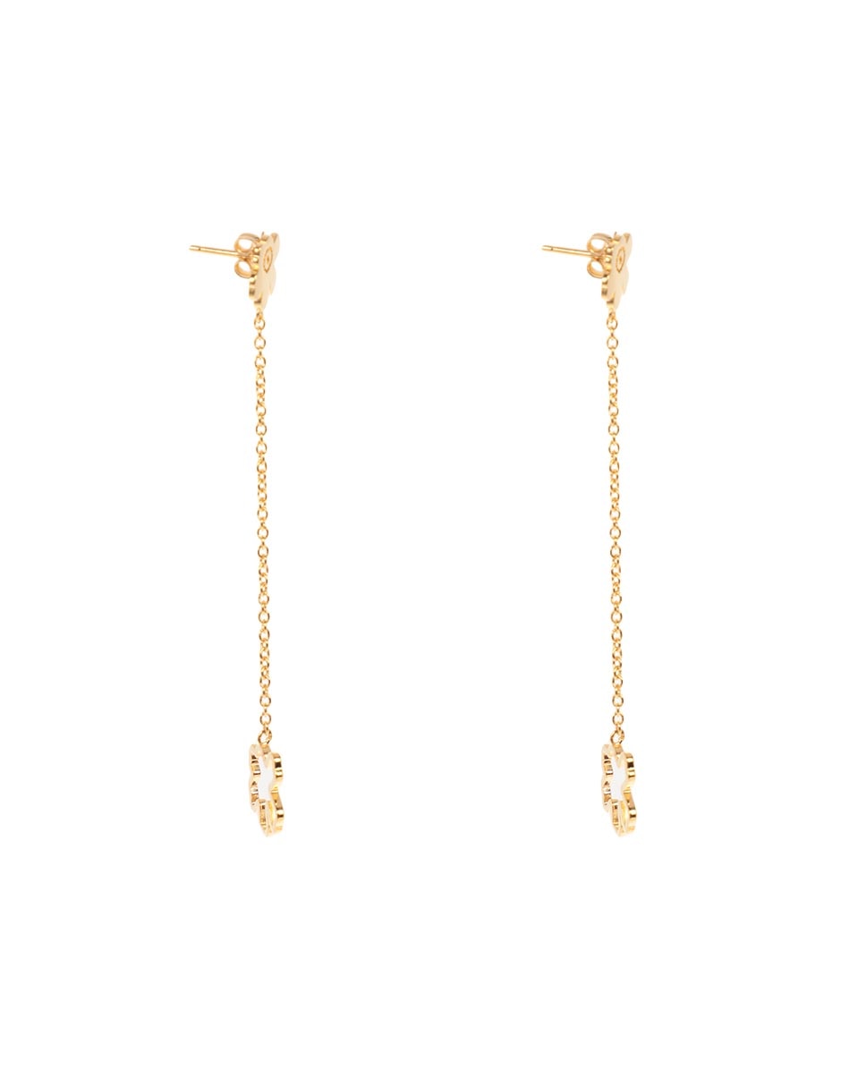 Aretes Norah con acabado baño de oro 3