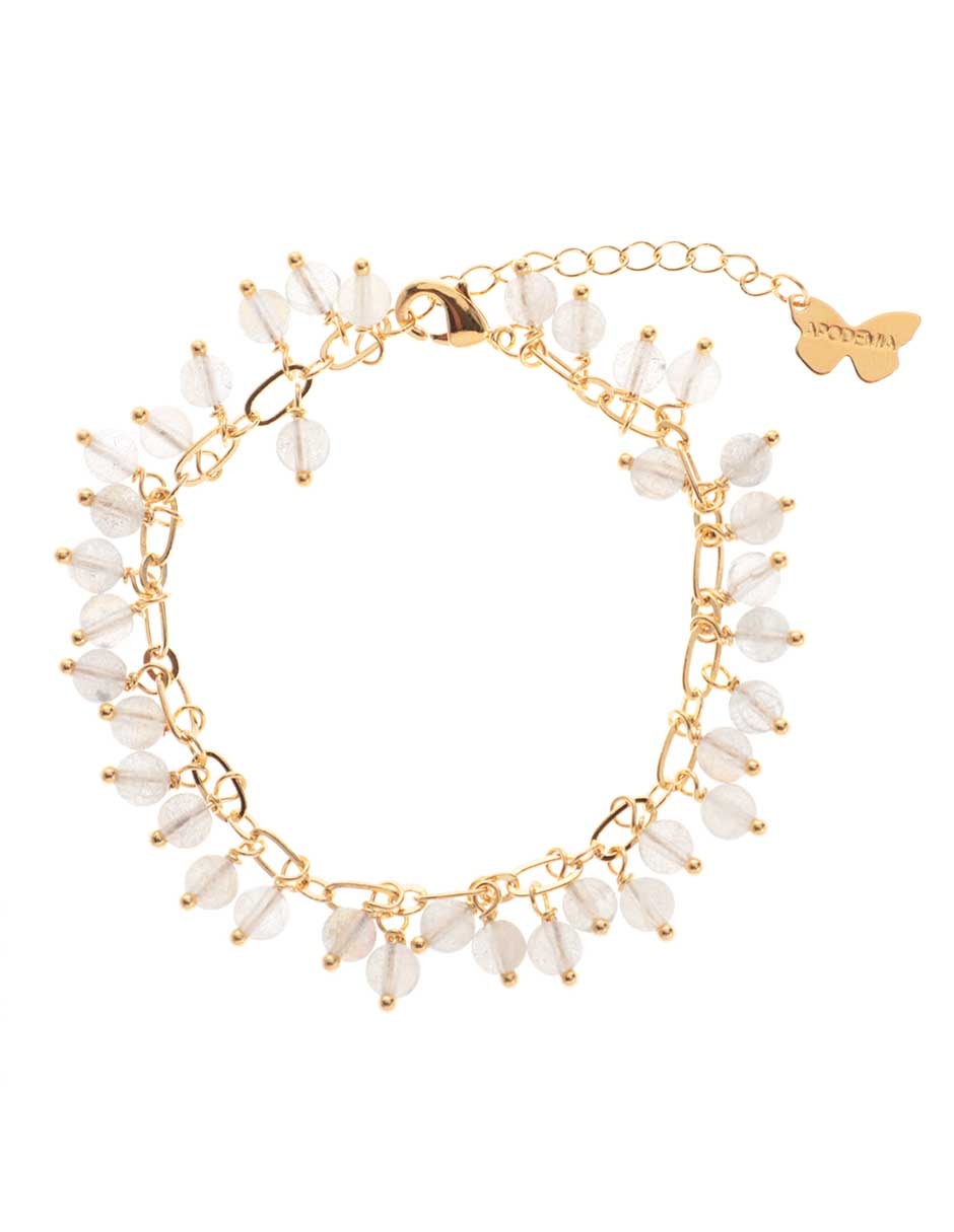 Pulsera 18 K Jellyfish con acabado brillante