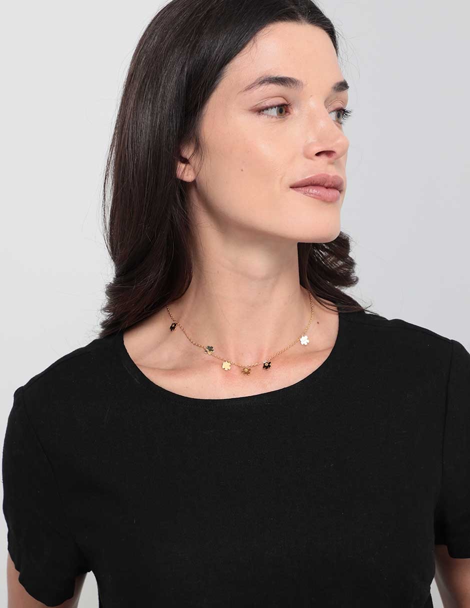 Colla Norah baño de oro 18 K 3