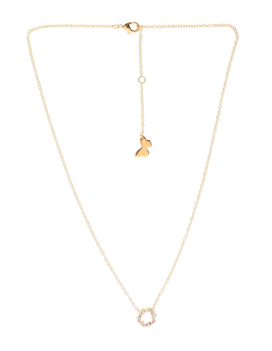 Collar de circulo Angelique baño de oro 18 K 2